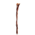 Single brown lamb gullet stick on a white background
