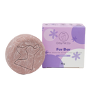 Pet fur bar and packaging with 'Dryby Pet Co' branding on a white background