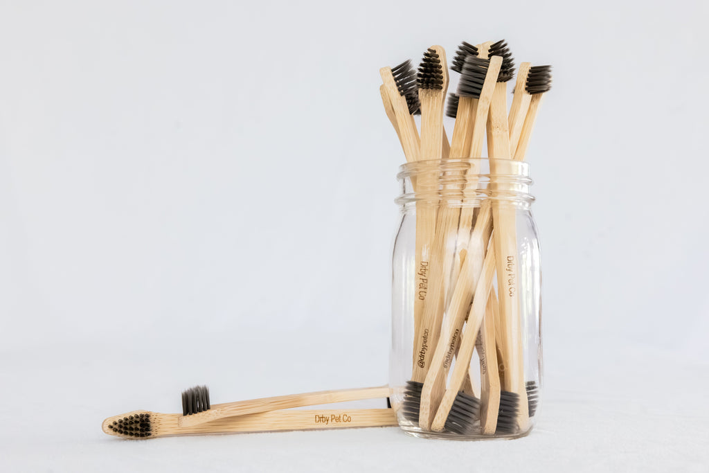 Bamboo pet toothbrushes