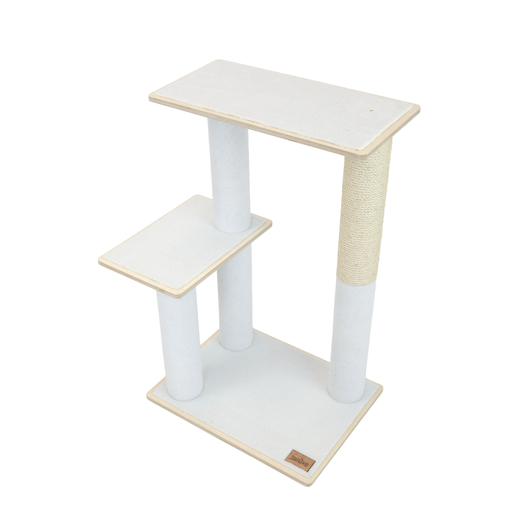 Modern Plywood 2-Level Cat Tree 32 inches