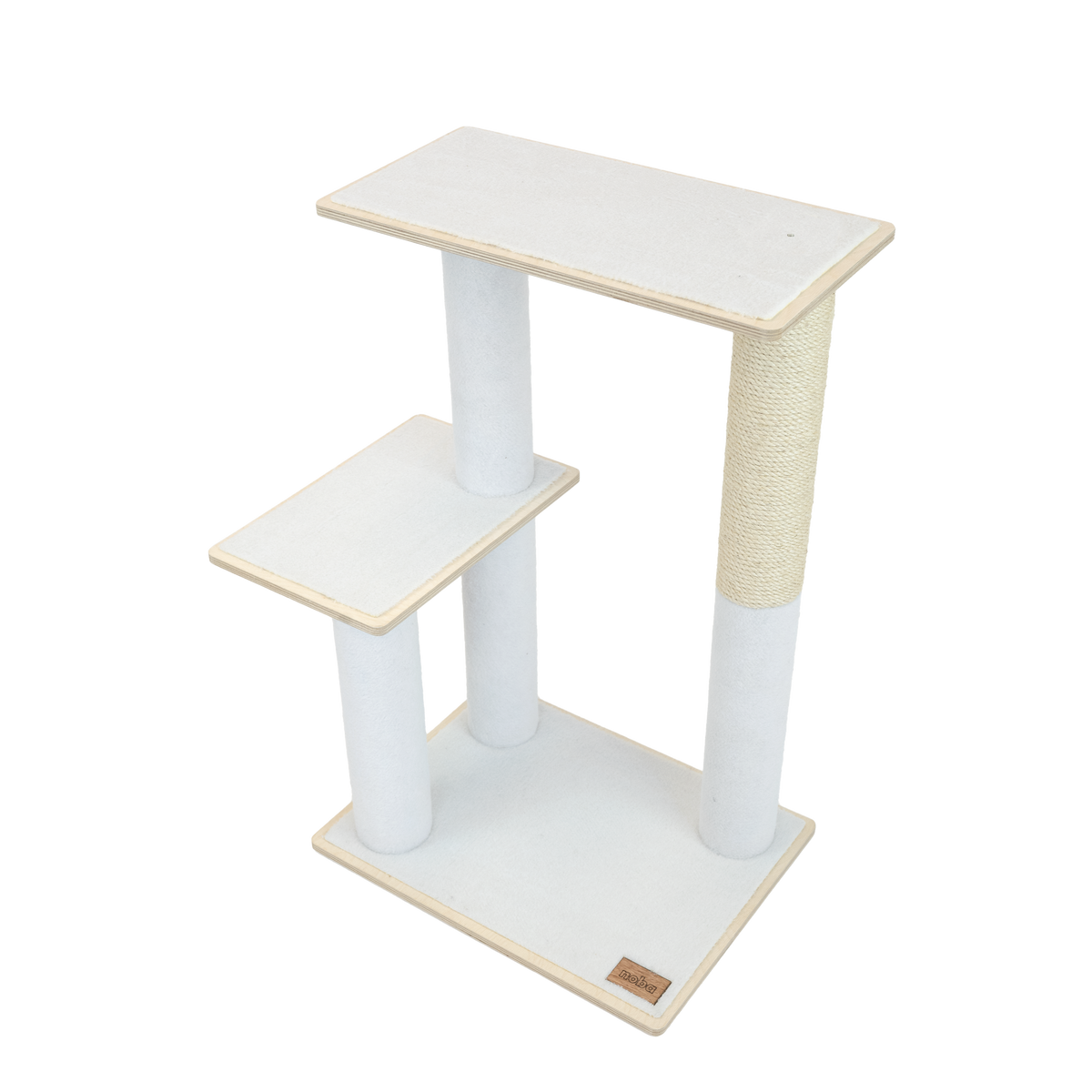 Modern Plywood 2-Level Cat Tree 32 inches