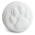 White pet soap on a white background