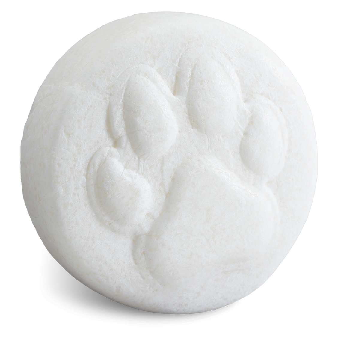 White pet soap on a white background