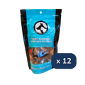 Pack of dried sardines with a blue label and visible brand logo on a white background