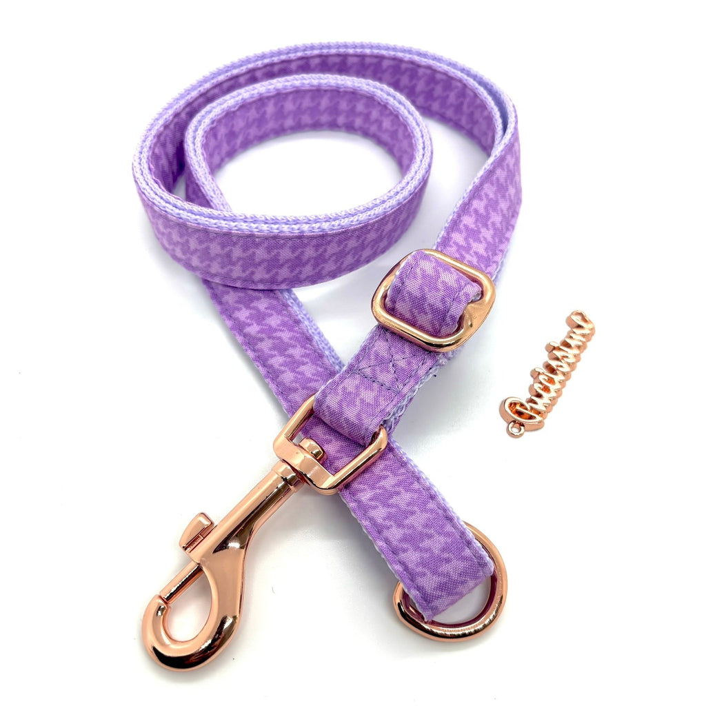 Mauve Hands-Free Adjustable Dog Leash | Handmade in Canada