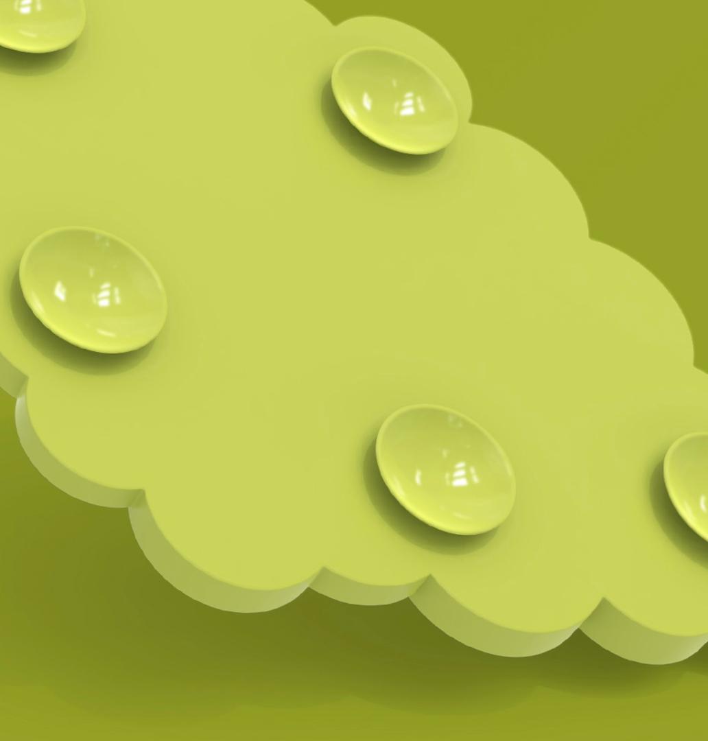 Back of a green pet lick mat on a green background