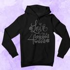 Love Is a 4-Legged Word Rhinestone Apparel | Hoodies, Sweaters, Tees & Long Sleeves
