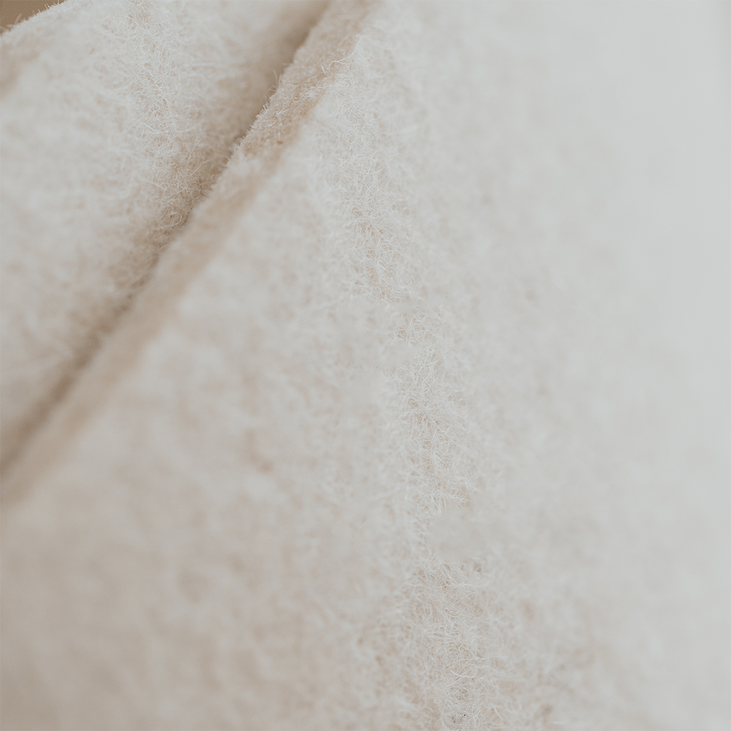 Close-up of beige fabric texture