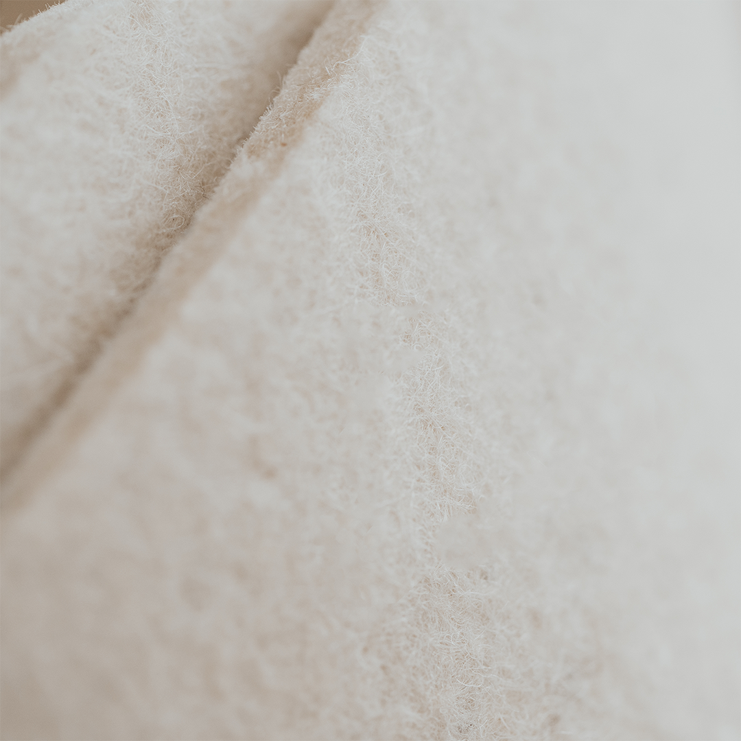 Close-up of beige fabric texture