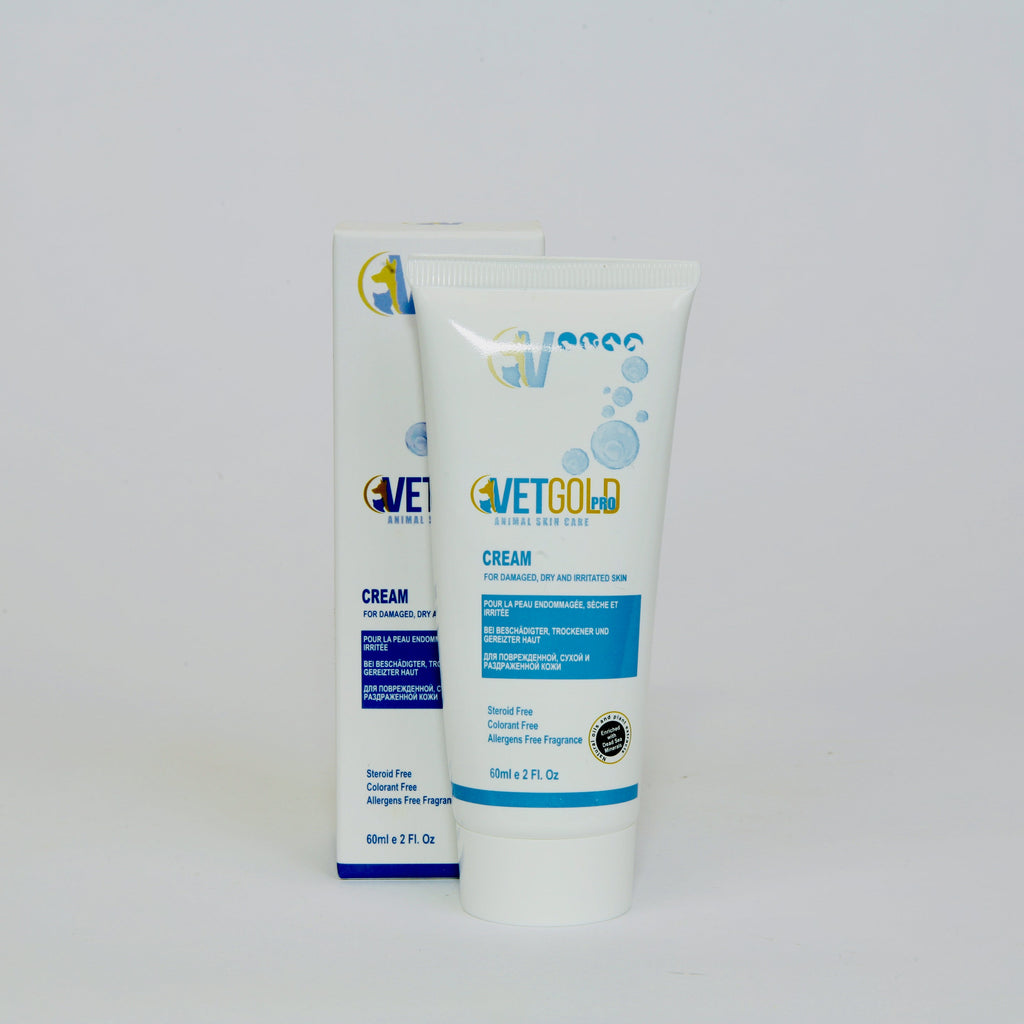 Tube of cream with packaging on a gray background