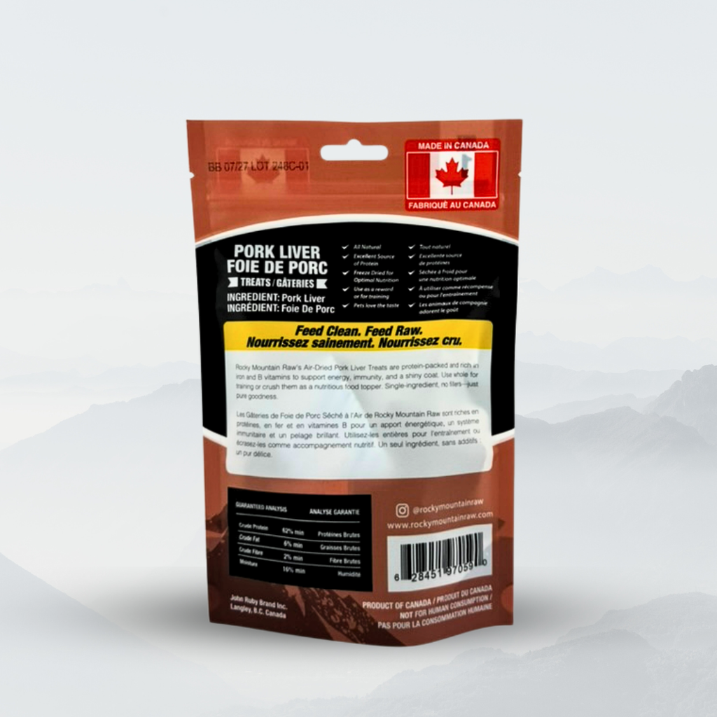 Packaged product with a label indicating 'Made in Canada' on a white background