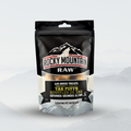 Package of Rocky Mountain Raw Yak Puffs on a white background