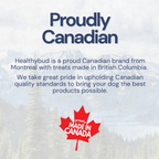 Statement of Proudly Canada with a Made in Canada maple leaf