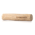 Wood dog chew with 'OnlyOneTreats.com' branding on a white background