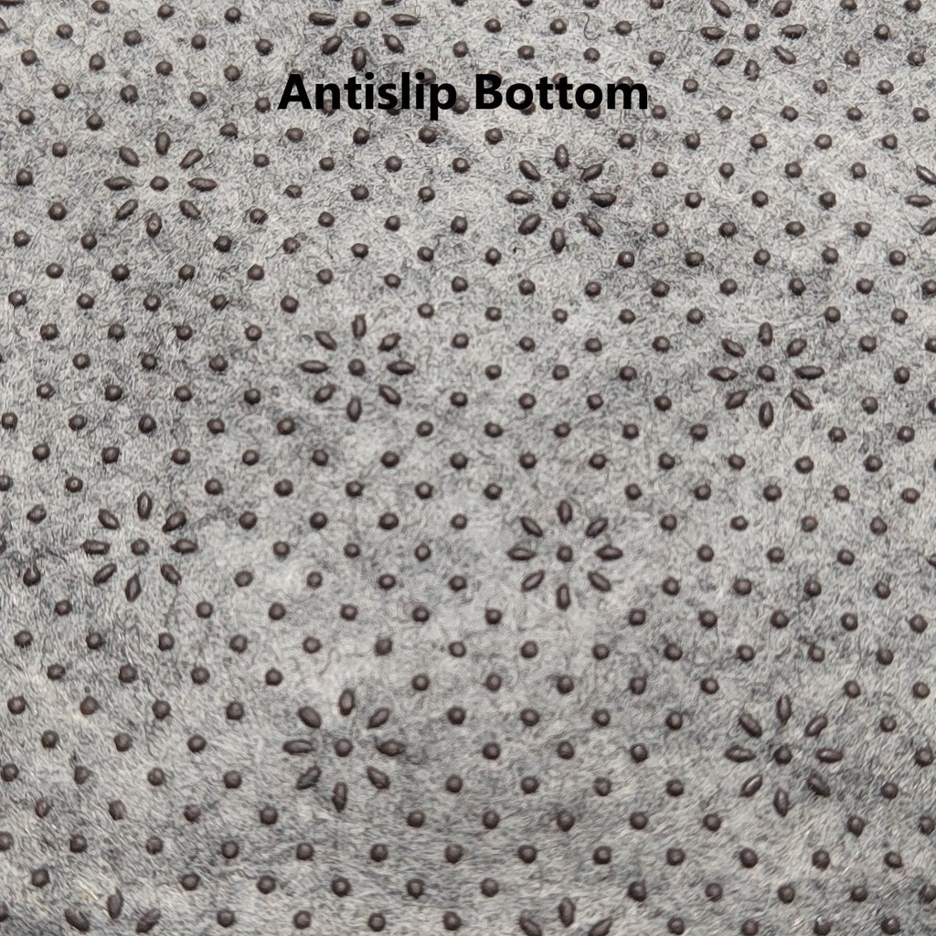 Textured surface with 'Antislip Bottom' text