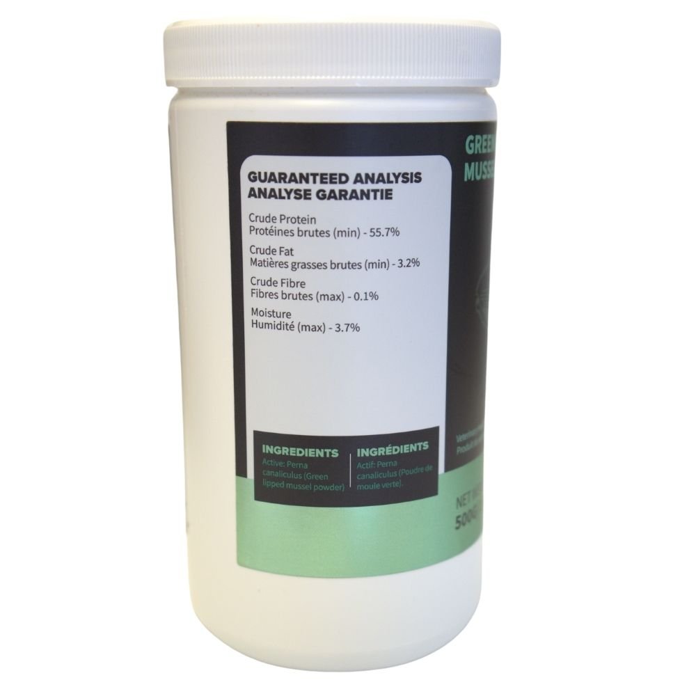 White container with a label on a white background