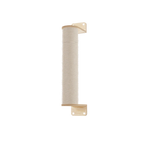 Wall-mounted cat scratching post n on a white background